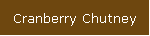 Cranberry Chutney